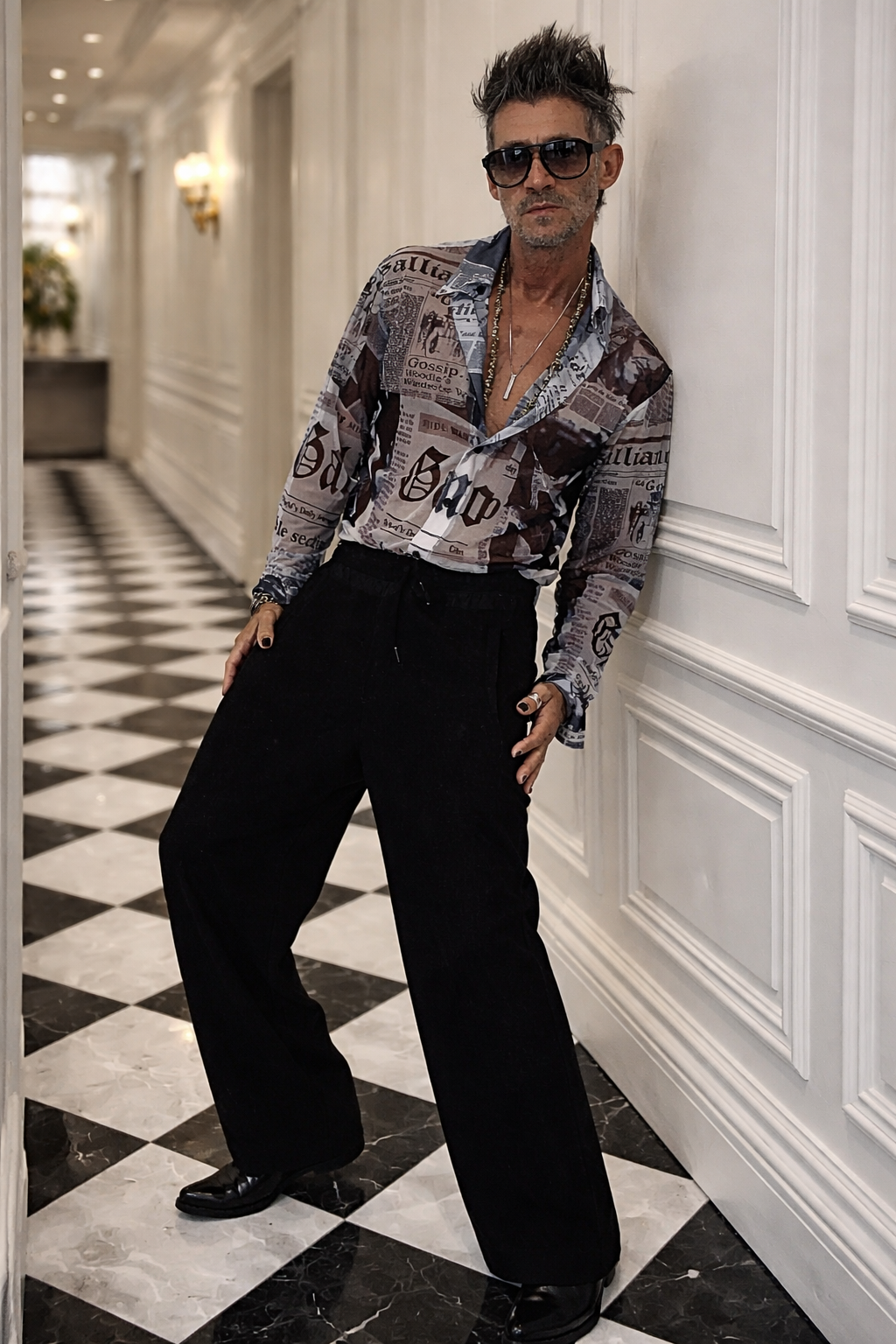 GALLIANO Print Shirt