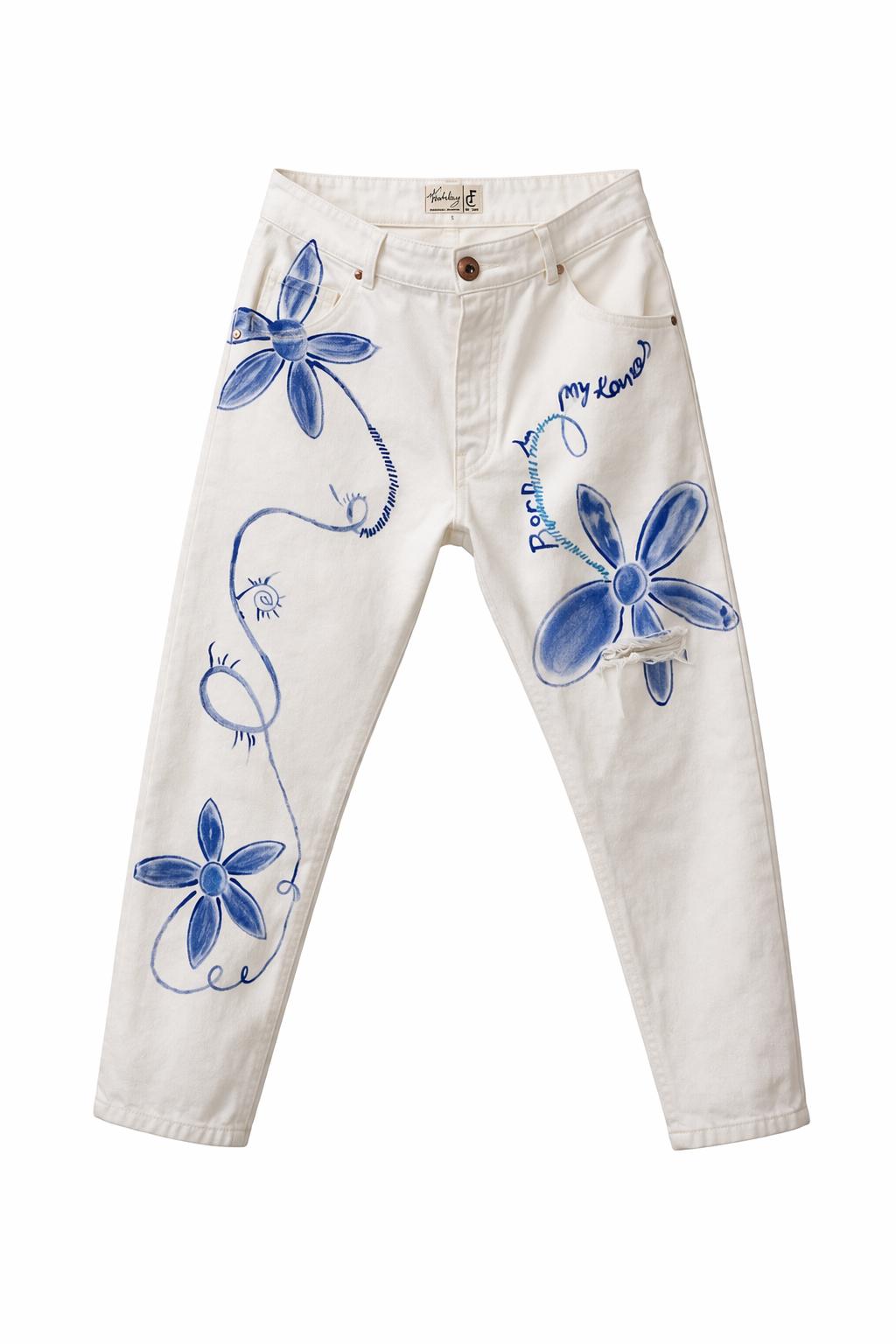 MYKONOS BLOOM PANTS