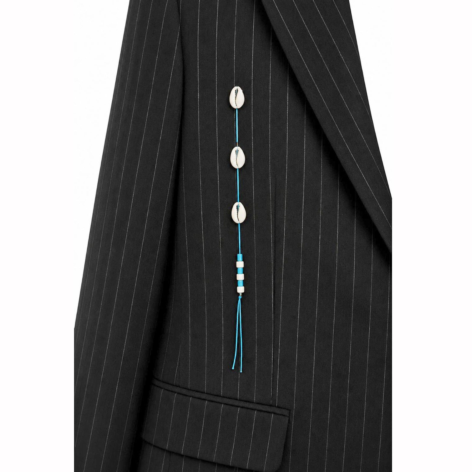 MYTH MADE SKYN   PINSTRIPE BLAZER