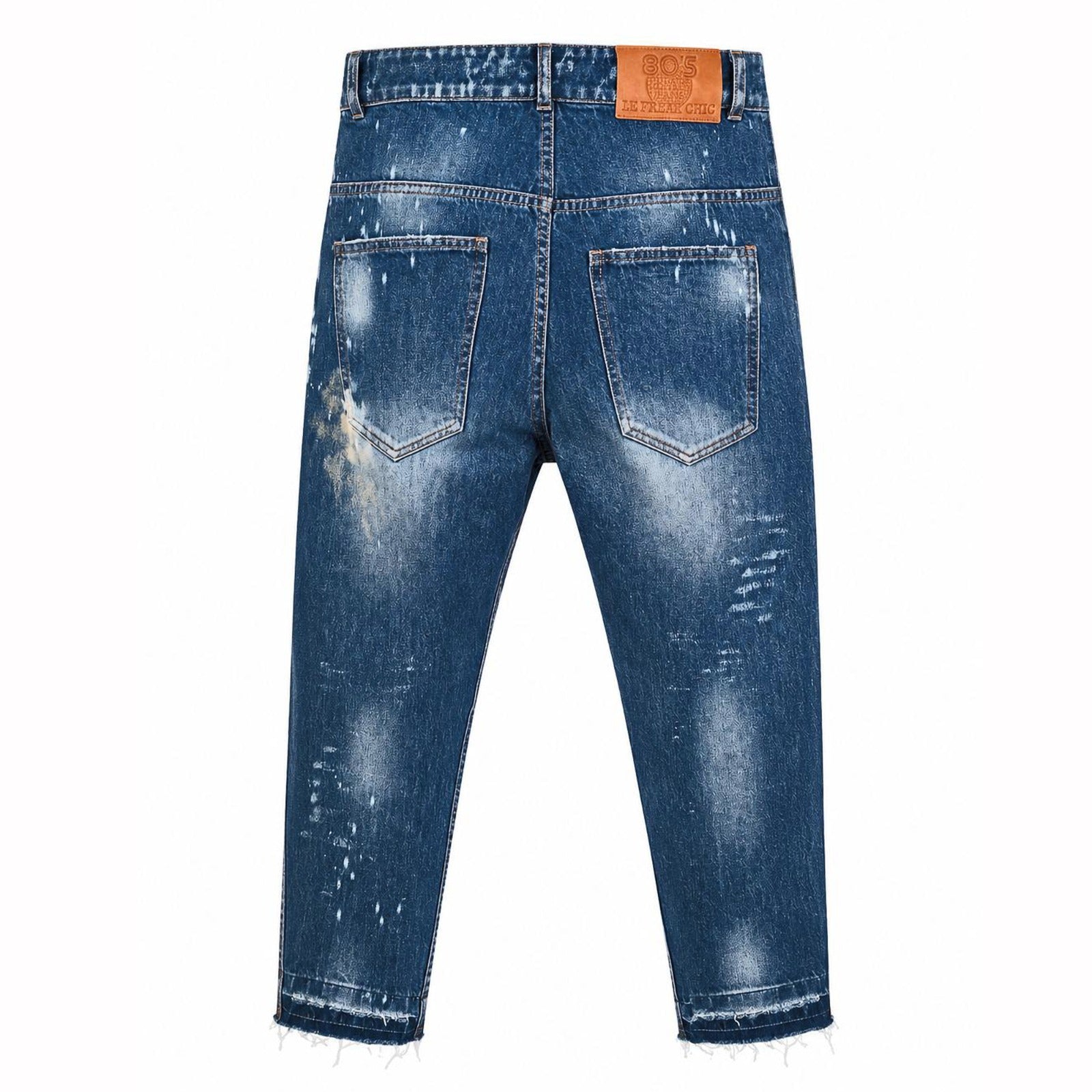 FREAKCHC REBELLION PATCH CROPPED DENIM