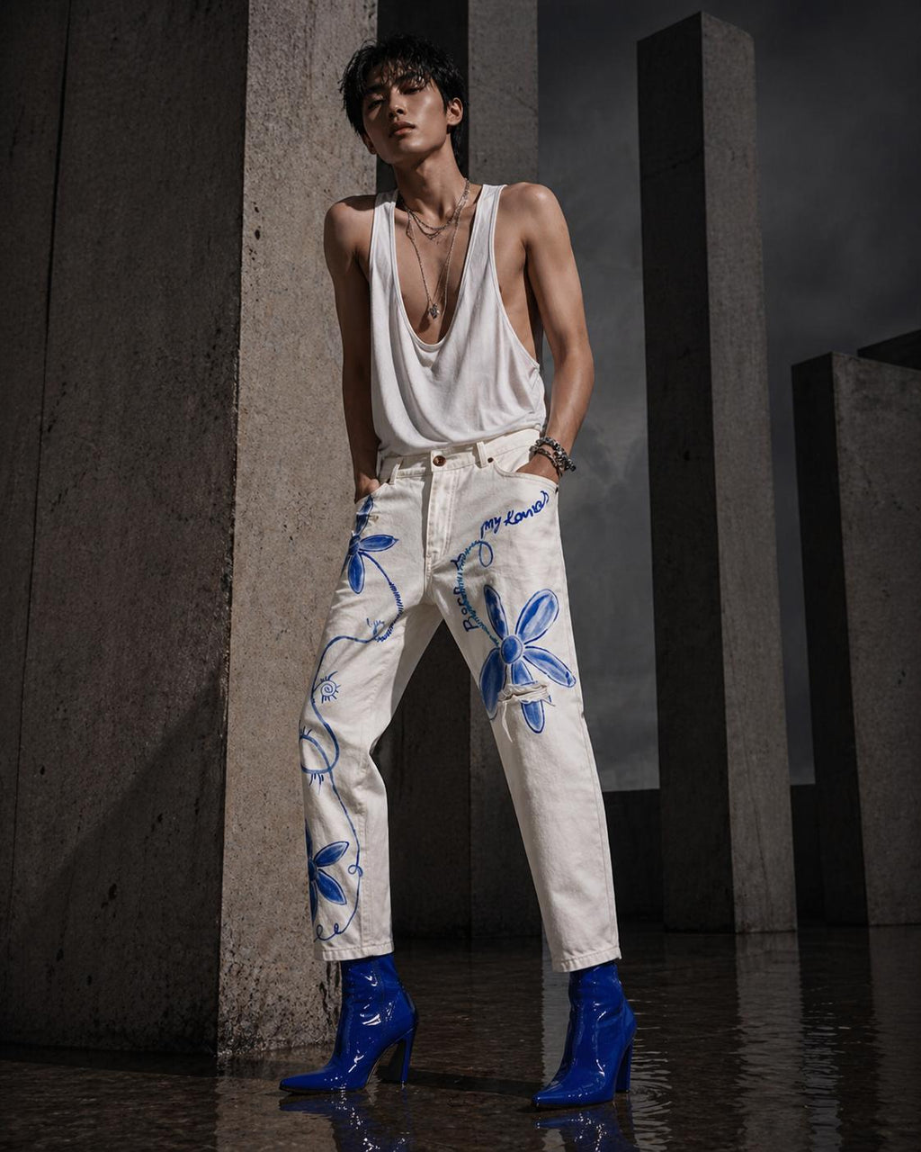 MYKONOS BLOOM PANTS