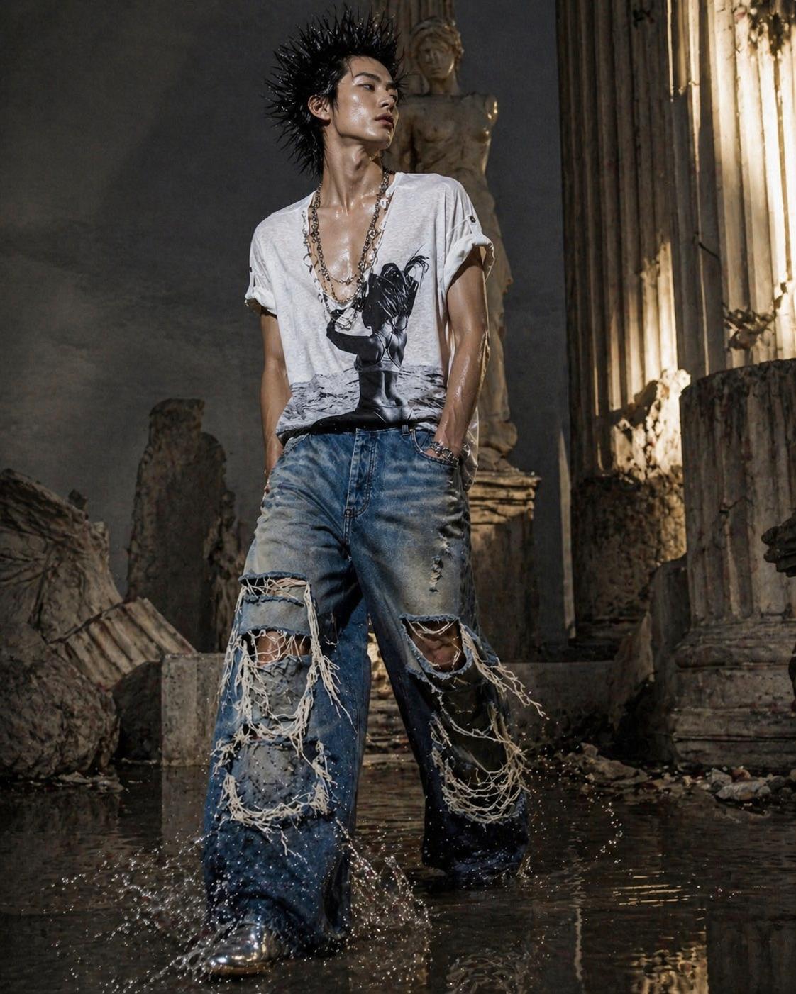 NEREID  DRAPE  TEE