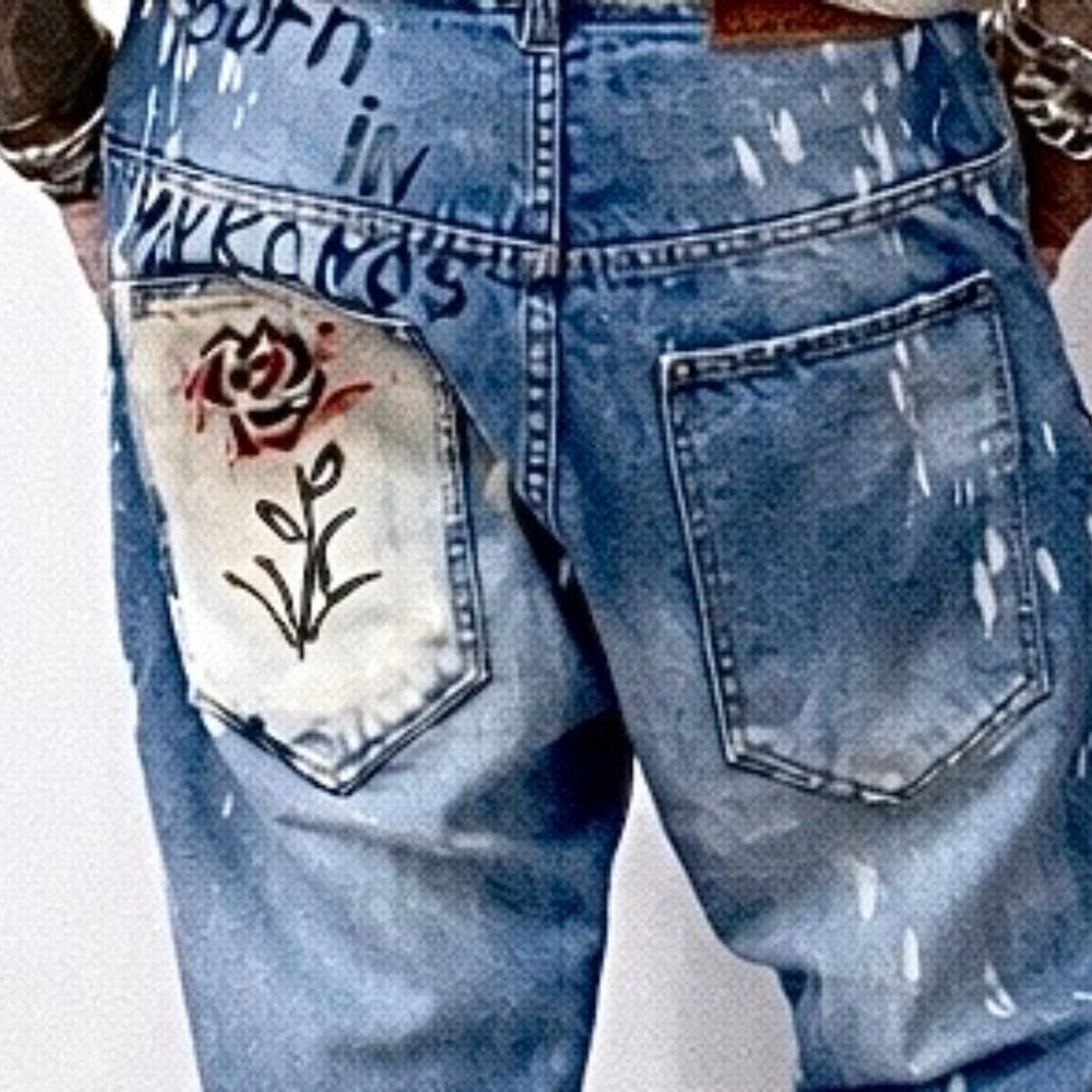 Freakchic Signature Hand-Printed Denim