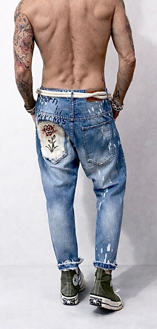 Freakchic Signature Hand-Printed Denim