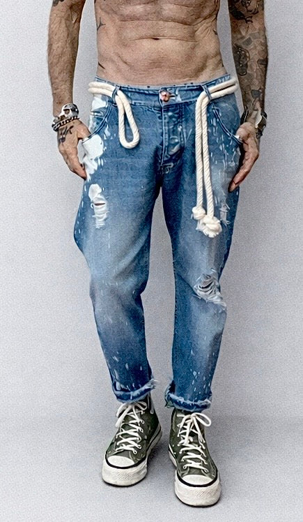Freakchic Signature Hand-Printed Denim
