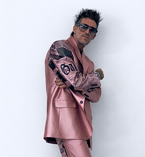 ROSE REBELLION SUIT -OVERSIZED /   BLAZER & RETRO FLARE TROUSERS