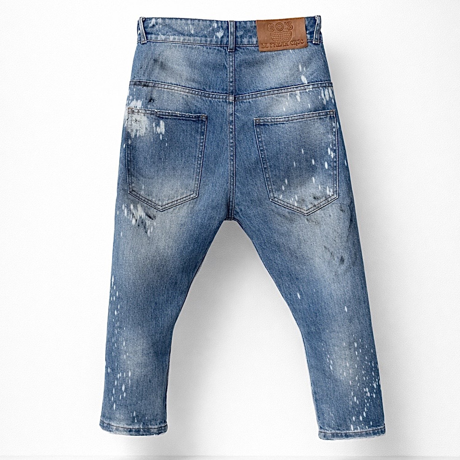 Freakchic Rebel Patch Denim  Cropped Jeans