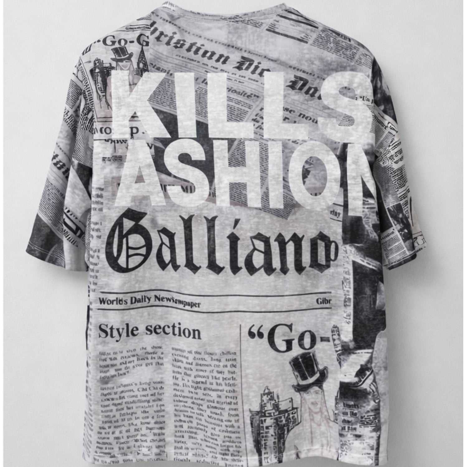 KILL FASHION TEE- STATEMENT OVERSIZED
